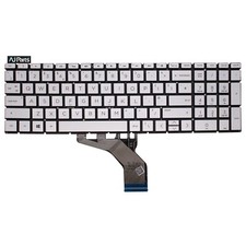 New Replacement Silver Keyboard For HP PAVILION�15-CS1060TX Laptpo UK Layout