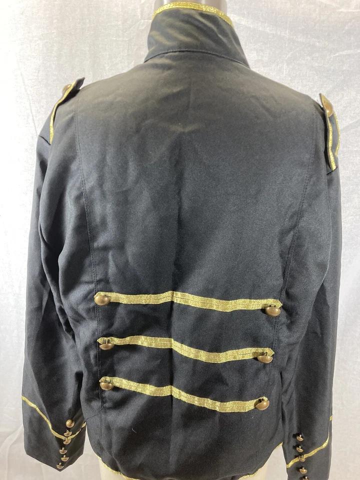 Hombre "Michael Jackson" Tipo Negro Banda Chaqueta 46" Foto 2 de 3