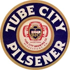 Vintage Tube City Pilsener Beer Ad Reproduction Metal Sign FREE SHIPPING