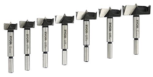 Ryobi A9FS7 Set Punte Forstner 7 Pezzi: Fori Puliti per Falegnameria