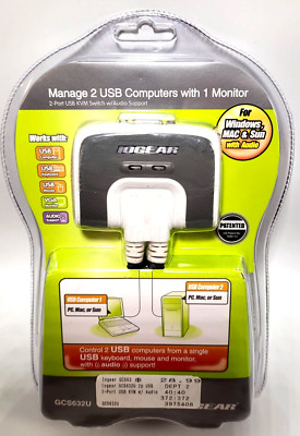 IOGEAR GCS632U 2-Port USB KVM Switch *NEW*