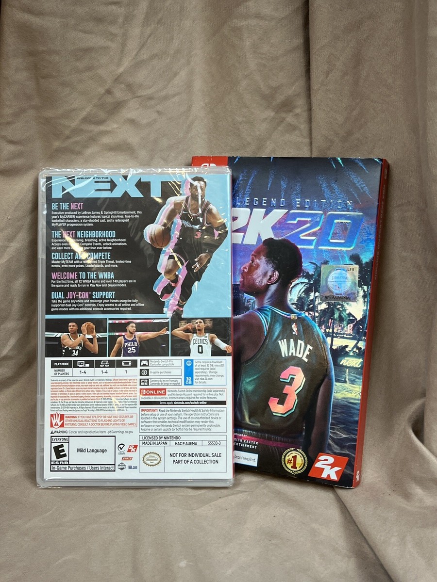 NBA 2K20 -- Legend Edition (Nintendo Switch, 2019) for sale online