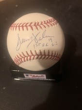 Beautiful Danny Valencia Autographed Inscripted 1st HR Game Started