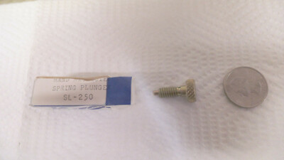 Vlier retractable plunger, SL250, 1/4-20 thread, 1 lb init, 4 lbs final, new