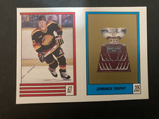 1989-90 OPC Hockey Sticker Rich Sutter #63 Vezina Trophy #205 Bob Essensa #21