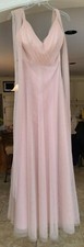 Hitherto BHLDN Bridesmaid/Prom/Formal Mauve Gown/Dress Convertable Straps Sz 4