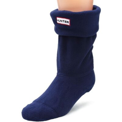 HUNTER 276328 women's Navy Boot Socks Shoe Size 8-10