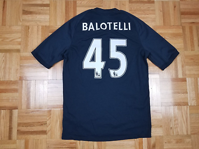 MANCHESTER CITY #45 BOLOTELLI ETIHAD AIRWAYS UMBRO SOCCER MANCHESTER CITY #45 BOLOTELLI ETIHAD AIRWAYS UMBRO SOCCER