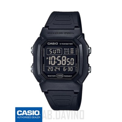 Casio W800H 1B Digitaluhr Original Casio