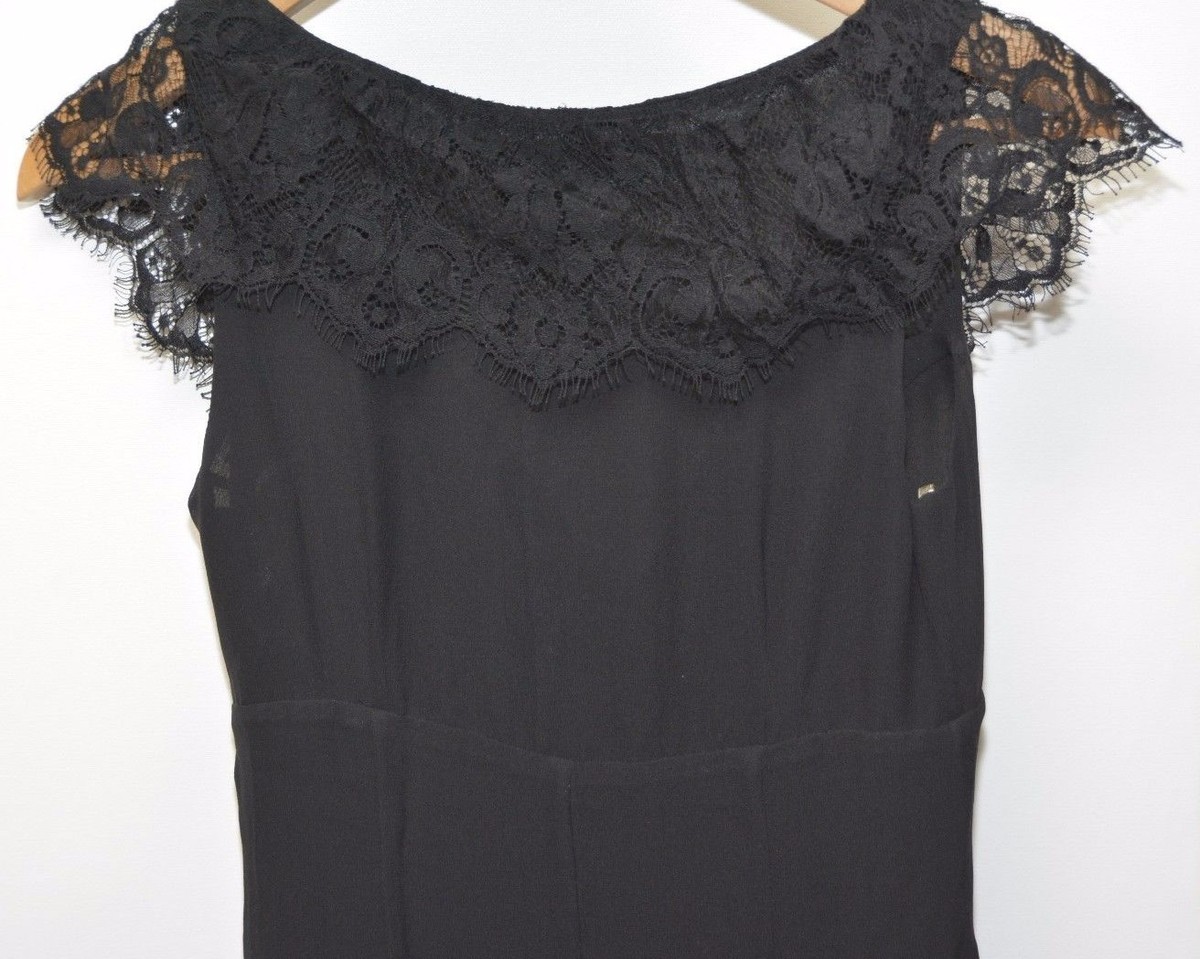 Karen Millen - Crochet Lace Black Dress | eBay