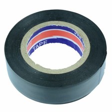 19mm x 20m Black PVC Insulation Electrical Tape Flame Retardant
