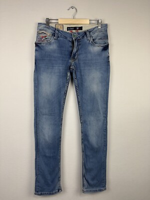 Vintage Armani Jeans Born in Italy Limited Edition 198 Slim Blue Jeans  Sz 30