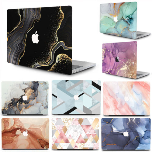 Marbled Frosted Matte HardShell+Keyboard Cover for MacBook Pro Air11 13 14 15 16 - Picture 2 of 58