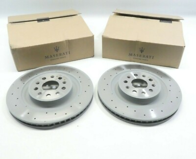 Original Maserati Ghibli Quattroporte Bremsscheiben hinten rear Brake Disc Rotor