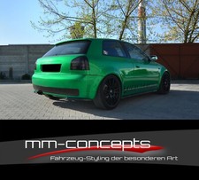 CUP Seitenschweller Ansätze SCHWARZ für Audi A3 S3 8L Skirts Schweller Leisten 