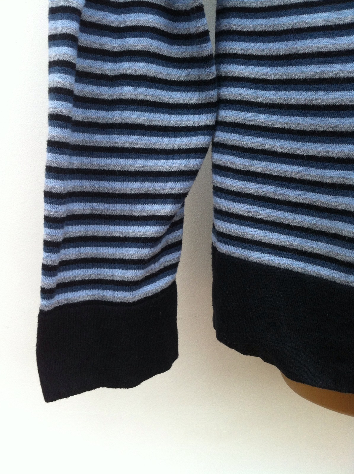 JASPER CONRAN DEBENHAMS Cotton Fine Knit Jumper Top Size Large Blue