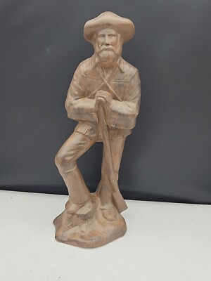 1978 Vintage Duncan Enterprises-Frontier Mountain Man-12.5'' Figurine Statue-