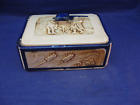 Antique Ceramic Pottery Sardine Box W Lid - Embossed Decoration - Japan - Rare