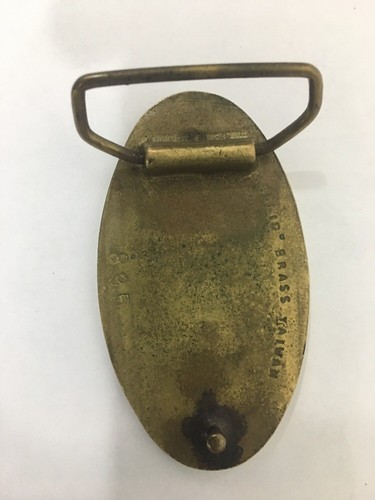 Brass Belt Buckle I Never Get Lost Because Everyone Tells me Where to Go Buckel - Picture 3 of 6