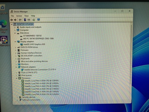 Lenovo Thinkcentre M720s, i5-9500 @ 3 GHz, 32GB RAM, 2 HDs, Win 11 Pro - Afbeelding 9 van 11