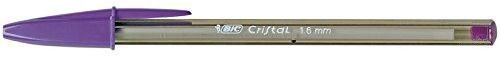 38998 BIC Cristal penna punta fine in metallo colore viola