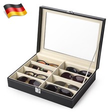 Brillenkoffer Brillenbox Brillenaufbewahrung Brillenpräsentation 8 Brillen