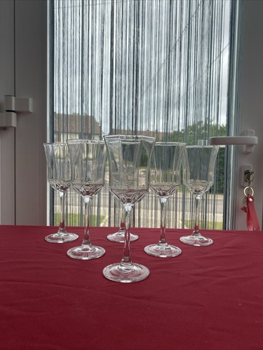 Lot De 6 Verres à Vin Rouge Luminarc – Cristal D'Arques Modèle OCTIME, Fabrication Française