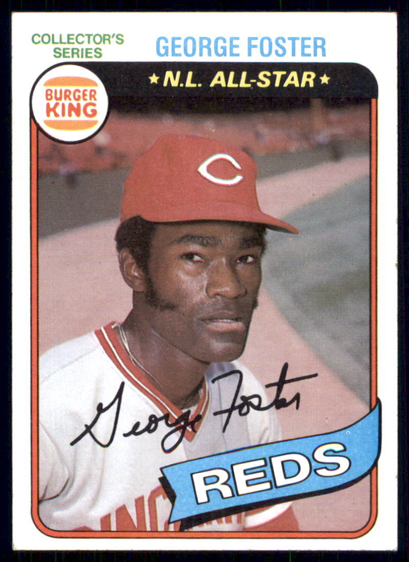 1980 Topps Burger King Pitch, Hit & Run #15 George Foster