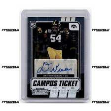 2021 Panini Contenders Draft Picks - #200 Daviyon Nixon Rookie Auto /99
