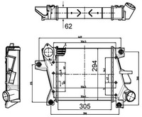 Mahle LadeluftküHler Ci 507 000S Passend FüR Nissan