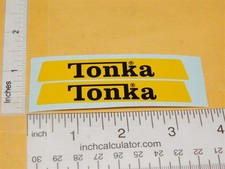Mini Tonka Bucket Lift Truck Replacement Door Stickers TK-272