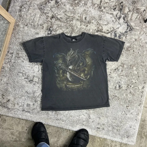 1990s BASILISK HEAVY FADED RARE VINTAGE TEE