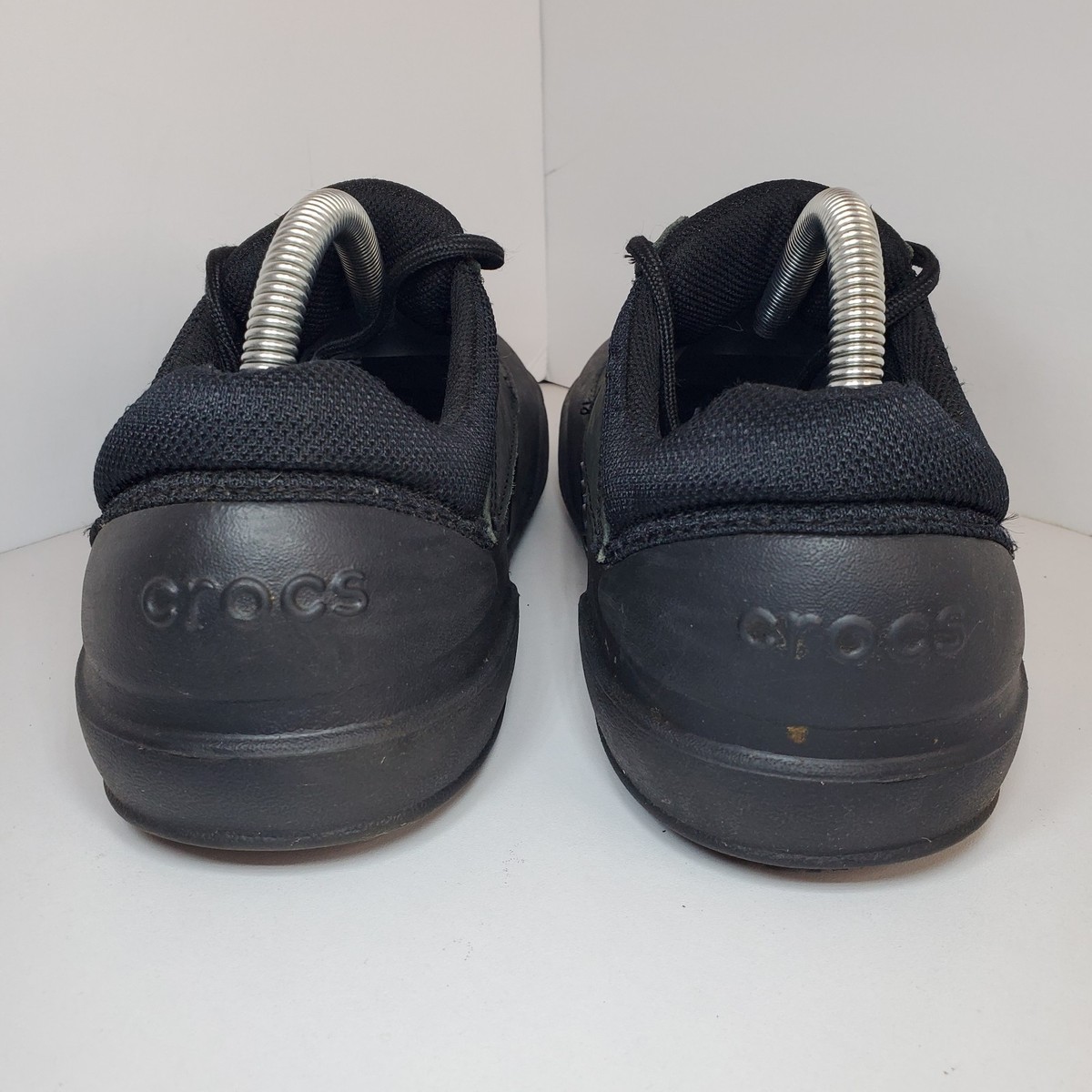 Crocs Men’s 13 Velocity Lace Leather Top Shoes New Crocs Velocity Lace Up Dark Green Leather Top Shoes Unisex  main image 2