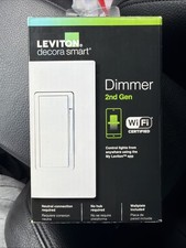 Leviton Decora Smart Switch D26HD-1RW Smart Wi-Fi Dimmer 2nd Gen - White - New