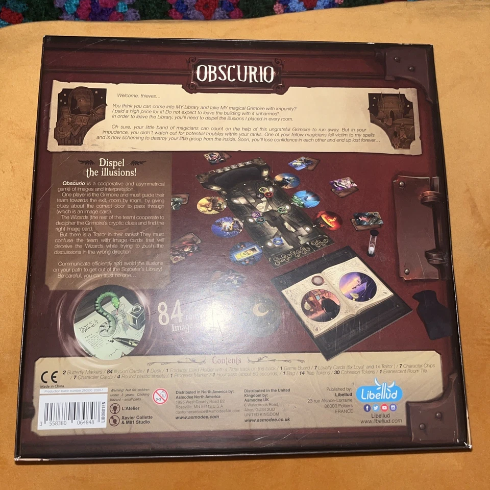 Obscurio Board Game by Libellud  Complete - Image 2 of 4