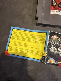 Spider-Man Return Of The Sinister Six Cartucho de Juego y Manual Juego Nintendo Nes