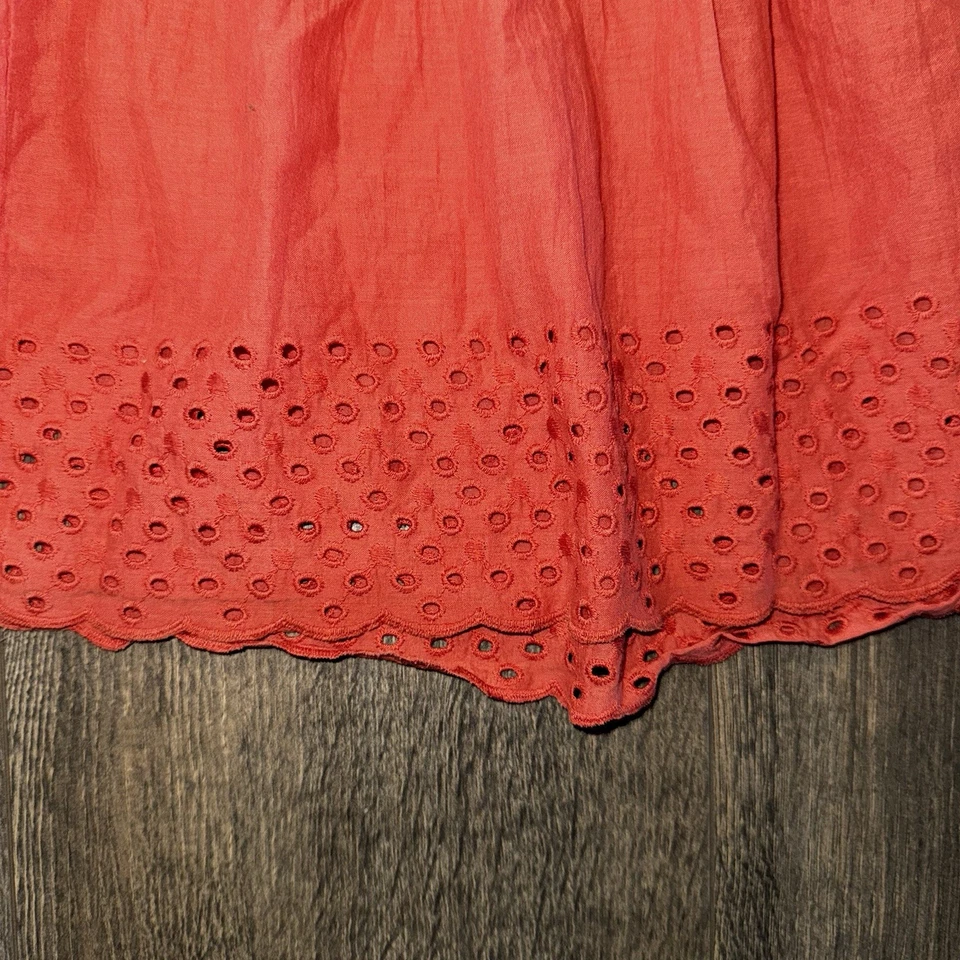 Юбка макси Kate Hill многоярусная розовая осень богемное коттедж крестьянское отверстие деталь размер L - Изображение 4 из 4