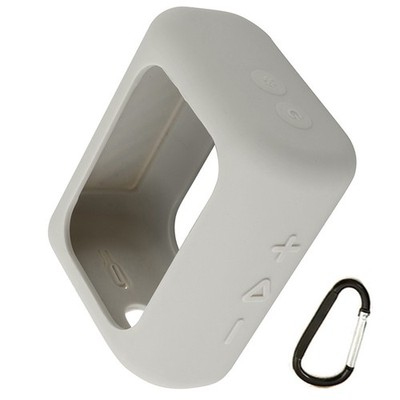Gray Silicone Shell w/ Carabiner Fits For JBL GO3 GO 3 Bluetooth Speaker bb