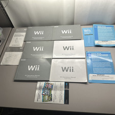 Nintendo Wii Console Operations Manuals  System Set Up Booklets