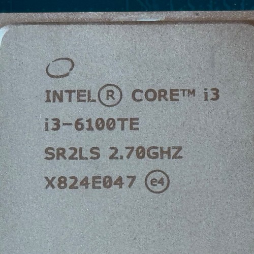 Processore CPU desktop Intel Core i3-6100TE 2,70 GHz 2-Core 4 MB LGA1151 (SR2LS) - Foto 2 di 3
