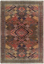 6x9' Semi-Antique Perrsian Joshagaan Rug #PIX-15480