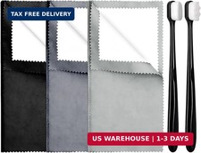 3pcs Jewelry Cleaning Cloth, Multi-Layer Silver Polishing Cloth, 2 PCS Ultra-Sof