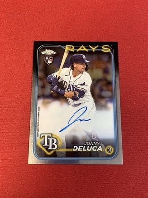2024 Topps Chrome - Rookie Autographs Jonny Deluca #RA-JDE (AU, RC)