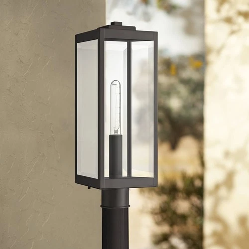 Quoizel Westover 20 1/2" High Bronze Outdoor Post Light - Picture 1 of 5