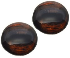 Pair Brown Horse Realistic Glass Eyes Jewelry Doll Taxidermy Flatback Cabochons
