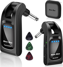 Wireless Guitar Audio System   2.4GHz Rechargeable Transmitter  Receiver Set