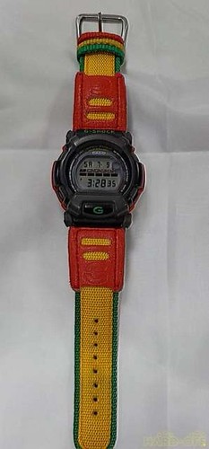 Montre Casio G-Shock Vintage DW-002BM9 « Bob Marley » - Édition Spéciale - Fonctionne - Occasion