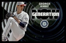 2022 Topps Update #GN-73 George Kirby Generation Now Black #/299