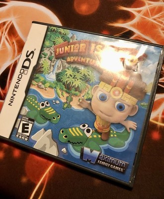 Junior Island Adventure Maximum Games Nintendo DS Tested Authentic Complete CIB