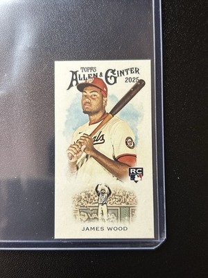 2025 Topps Allen & Ginter Rookie Mini N222-19 James Wood Nationals